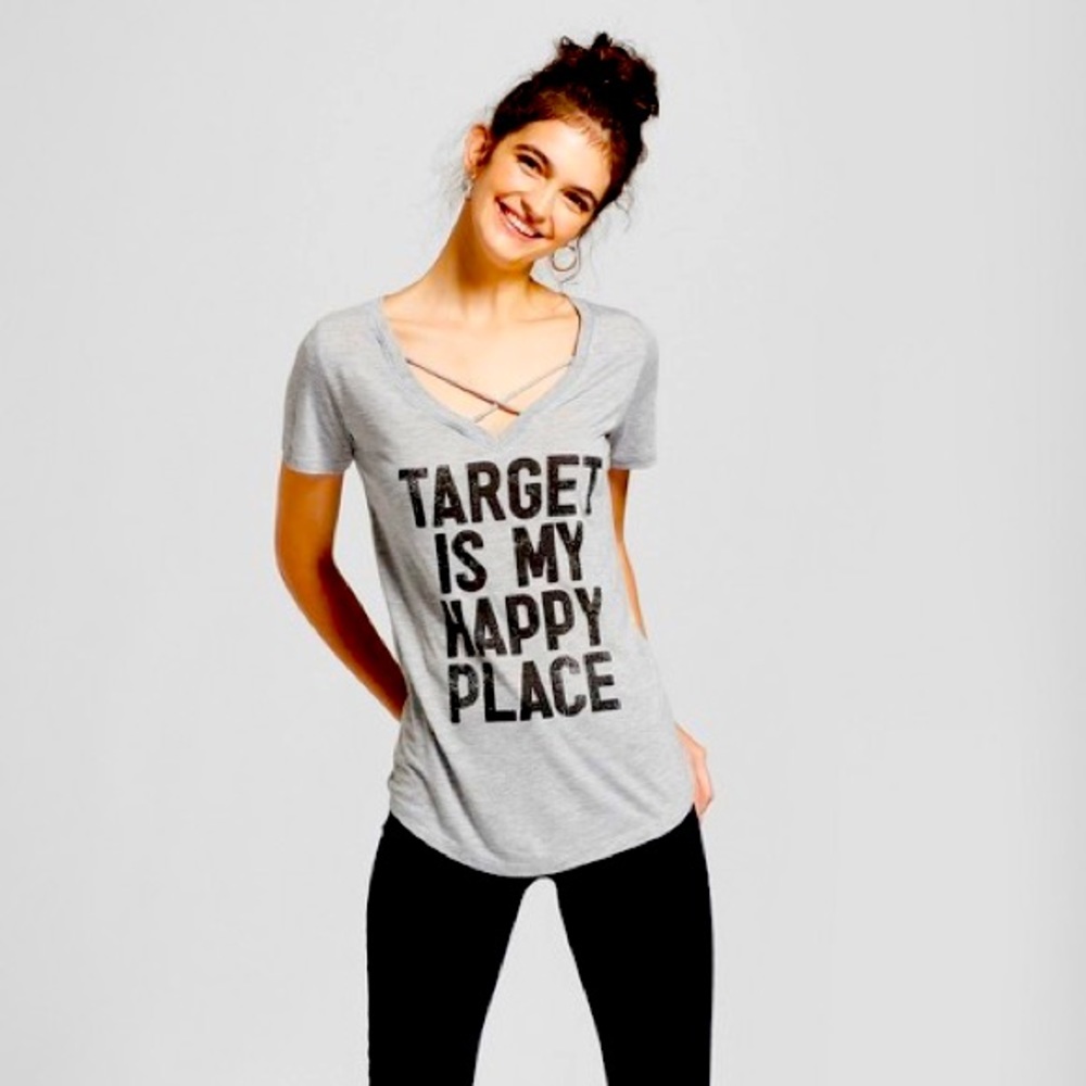 “Target is my happy place” top NWT